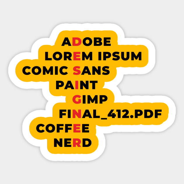 Designer Crossword Sticker by GraphicDesigner